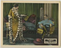 7c587 PAID TO LOVE LC 1927 European prince William Powell, Virginia Valli, Howard Hawks 4th movie!