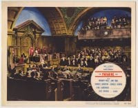 7c596 PARADINE CASE LC #5 1948 directed by Alfred Hitchcock, great far shot of English courtroom!