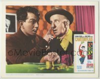 7c610 PEPE LC 1960 great close up of Cantinflas & gambler Jimmy Durante sitting at poker table!