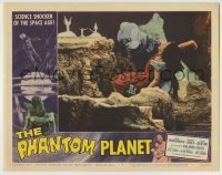7c617 PHANTOM PLANET LC #8 1962 shocker of the space age, wacky monster holding sexy Dolores Faith!