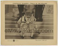 7c628 POLLY OF THE FOLLIES LC 1922 Constance Talmadge tells her dancing partner to shake a leg!
