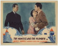 7c639 PRINCESS & THE PLUMBER LC 1930 Charles Farrell, 19 year-old Maureen O'Sullivan, H.B. Warner!
