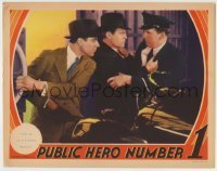 7c644 PUBLIC HERO NUMBER 1 LC 1935 Chester Morris tells Calleia to drive as if nothing happened!