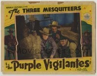 7c649 PURPLE VIGILANTES LC 1938 Three Mesquiteers Robert Livingston, Ray Corrigan & Max Terhune!