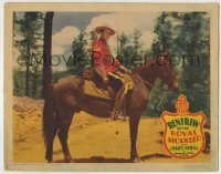 7c676 RENFREW OF THE ROYAL MOUNTED LC 1937 great portrait of Mountie James Newill on his horse!