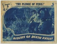 7c688 RIDERS OF DEATH VALLEY chapter 3 LC 1941 Universal serial, Charles Bickford, Plunge of Peril!