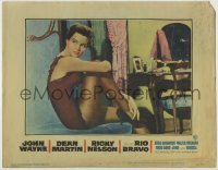 7c698 RIO BRAVO LC #1 1959 great close up of Angie Dickinson as Feathers in super sexy outfit!