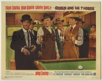7c708 ROBIN & THE 7 HOODS LC #2 1964 Frank Sinatra, Dean Martin & Sammy Davis Jr. by pool table!