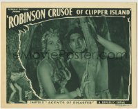7c709 ROBINSON CRUSOE OF CLIPPER ISLAND chapter 11 LC 1936 great close up of Ray Mala & Mamo Clark!