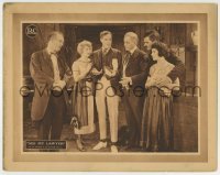 7c751 SEE MY LAWYER LC 1921 T. Roy Barnes surrounded by Grace Darmond & other top cast members!