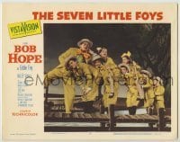 7c757 SEVEN LITTLE FOYS LC #4 1955 great image of Bob Hope performing with his seven children!