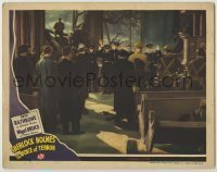 7c767 SHERLOCK HOLMES & THE VOICE OF TERROR LC 1942 Gomez & Nazis caught by Basil Rathbone & men!
