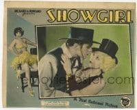 7c773 SHOW GIRL LC 1928 when top-hatted Alice White is kissed, she gets so I-don't-care-ish!