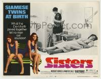 7c783 SISTERS LC #6 1973 Brian De Palma, Margot Kidder is a set of conjoined twins!