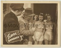 7c790 SLAVES IN BONDAGE LC R1940s policeman & detective find captive women in their underwear!