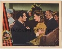 7c796 SO GOES MY LOVE LC 1946 romantic close up of Don Ameche & Myrna Loy in church!