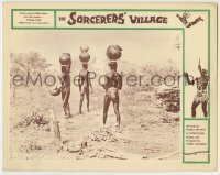 7c805 SORCERERS' VILLAGE LC 1958 African natives carrying pottery on their heads!