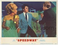 7c812 SPEEDWAY LC #2 1968 Elvis Presley & sexy Nancy Sinatra with his racing rival Ross Hagen!