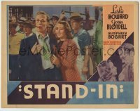 7c824 STAND-IN Other Company LC 1937 c/u of happy Joan Blondell next to Leslie Howard with cigar!