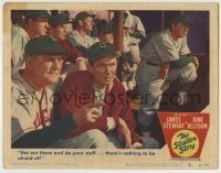 7c837 STRATTON STORY LC #2 1949 manager tells James Stewart in baseball uniform to do his stuff!