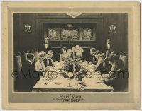 7c876 THIEF LC 1920 great image of Pearl White at fancy dinner with rich friends!