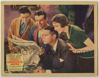 7c881 THREE-CORNERED MOON LC 1933 Claudette Colbert, Arlen, Ford & Brown in The Great Depression!