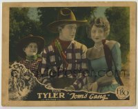 7c897 TOM'S GANG LC 1927 Frankie Darro is happy that Tom Tyler has found a girlfriend!