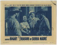 7c908 TREASURE OF THE SIERRA MADRE LC #1 R1956 Humphrey Bogart & Tim Holt confront Barton MacLane!