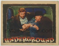 7c921 UNDERGROUND LC 1941 Frank Reicher & Peter Whitney in car with wounded Jeffrey Lynn!