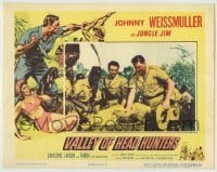 7c929 VALLEY OF HEAD HUNTERS LC 1953 Johnny Weismuller as Jungle Jim, really cool border art!