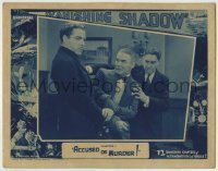 7c932 VANISHING SHADOW chapter 1 LC 1934 Onslow Stevens, art of robot, censored, Accused of Murder!