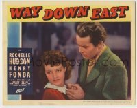 7c947 WAY DOWN EAST LC 1935 close up of Henry Fonda comforting pretty Rochelle Hudson!
