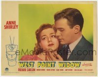7c950 WEST POINT WIDOW LC 1941 romantic close up of Richard Carlson & pretty Anne Shirley!