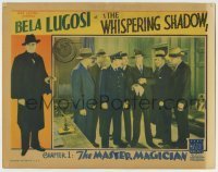7c962 WHISPERING SHADOW chapter 1 LC 1933 Bela Lugosi in color inset AND border, The Master Magician
