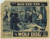 7c981 WOLF DOG chapter 2 LC 1933 cool border art of Rin Tin Tin Jr., The Shadow of a Crime!