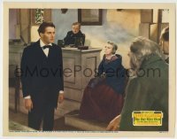 7c998 YOUNG MR. LINCOLN LC 1939 Henry Fonda as Lincoln in court w/ Alice Brady, John Ford!