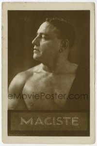 7d177 MARVELOUS MACISTE 478/1 German Ross postcard 1915 portrait of strongman Bartolomeo Pagano!