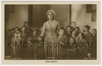 7d178 METROPOLIS 71/1 German Ross postcard 1927 good Brigitte Helm standing with many children!