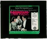 7d273 BOOMERANG glass slide 1919 the great American super-drama of the generation in 7 parts!