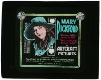 7d376 MARY PICKFORD glass slide 1910s she has rightly earned the title The World's Sweetheart!