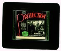 7d409 PROTECTION glass slide 1929 newspaper reporter investigates a bootlegging operation!