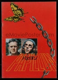 7d666 PAPILLON Japanese program 1973 Steve McQueen & Dustin Hoffman escape Devil's Island!