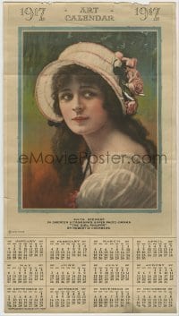 7d008 ANITA STEWART 8x15 calendar 1917 portrait starring in Vitagraph's The Girl Philippa!
