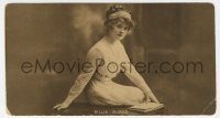 7d189 BILLIE BURKE 4x6 postcard 1910s super young portrait selling chocolates named for her!