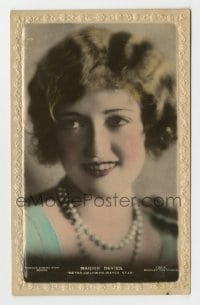 7d230 MARION DAVIES #190P English 4x6 postcard 1920s head & shoulders portrait of the pretty star!