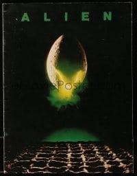 7d805 ALIEN souvenir program book 1979 Ridley Scott outer space sci-fi monster classic!