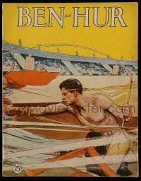 7d824 BEN-HUR souvenir program book 1925 great images of Ramon Novarro & Betty Bronson + cool art!