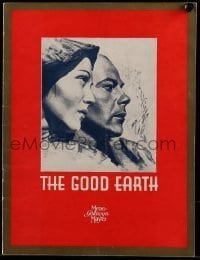 7d884 GOOD EARTH souvenir program book 1937 Asian Paul Muni & Luise Rainer, Pearl S. Buck novel!