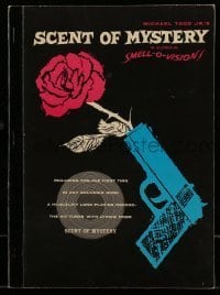 7d958 SCENT OF MYSTERY souvenir program book 1960 in Smell-O-Vision, includes vinyl record!