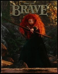 7d585 BRAVE promo brochure 2012 Disney/Pixar fantasy cartoon set in Scotland, cool images!